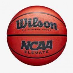 М"яч баскетбольний Wilson NCAA Elevate BSKT №6, помаранчевий-чорний, код: 97512601979