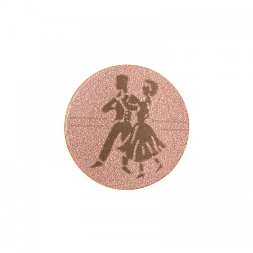 Жетон-наклейка PlayGame Танці 25мм бронзова, код: 25-0052_B-S52