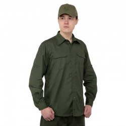 Кітель тактичний Tactical Military Rangers L (46-48), оливковий, код: ZK-JK6005_LOL