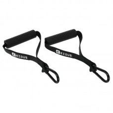 Ручки для еспандера та тренажера Ezous Sport Handles 2шт, чорний, код: F-07 Ручки для еспандера та тренажера Ezous Sport Handles 2шт, чорний, код: F-07