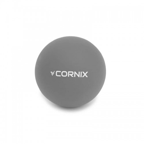 Масажний м"яч Cornix Lacrosse Ball 63 мм, сірий, код: XR-0120 Масажний м"яч Cornix Lacrosse Ball 63 мм, сірий, код: XR-0120