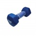 Гантель вінілова Матова SNS 1х3 кг, синій, код: 12315-SNS