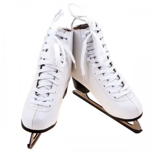 Ковзани фігурні Teku PU білі розмір 34, код: ТК-082-34W Ковзани фігурні Teku PU білі розмір 34, код: ТК-082-34W