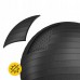 М"яч для фітнесу (фітбол) 4Fizjo 75 см Anti-Burst Black, код: P-5907739316370