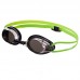 Окуляри для плавання стартові дзеркальні лінзи MadWave Streamline Mirror II зелений-чорний, код: M045702