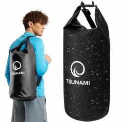 Гермомішок Tsunami Dry Pack 30 л водозахисний, чорний, код: P-5907739312884