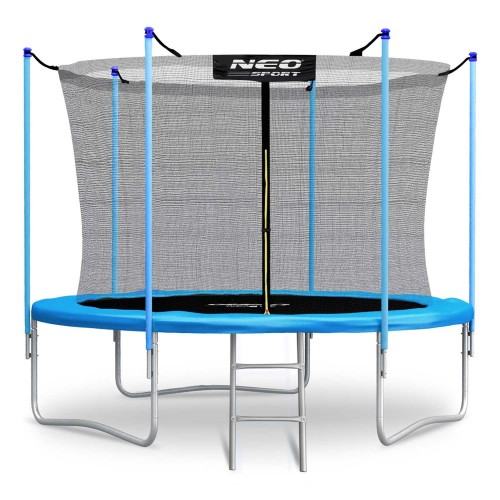 Батут Neo-Sport NS-08W181 з внутрішньою сіткою 8 футів 252 см, блакитний, код: DM-NS-08W181-IN