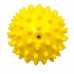 М"яч масажний надувний SNS D10 (70Гр)-Ж d=100мм, жовтий, код: 12513-SNS