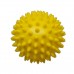 М"яч масажний надувний SNS D10 (70Гр)-Ж d=100мм, жовтий, код: 12513-SNS