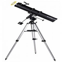 Телескоп Bresser Galaxia II 114/900 EQ Solar Carbon c сонячним фільтром та адаптером для смартфона, код: 925516-SVA Телескоп Bresser Galaxia II 114/900 EQ Solar Carbon c сонячним фільтром та адаптером для смартфона, код: 925516-SVA