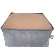 Безкаркасний модульний Пуф-столик Блек Tia-Sport, код: sm-0948 Безкаркасний модульний Пуф-столик Блек Tia-Sport, код: sm-0948