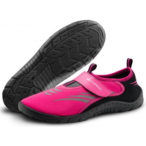 Аквашузи Aqua Speed Shoe Model 27C розмір 40, рожевий-сірий-чорний, код: 5908217676245