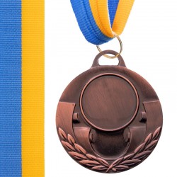 Заготівля медалі спортивної PlayGame Aim бронза, код: C-4846_B-S52