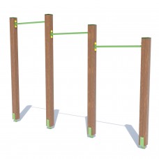 Турнік потрійний Brustyle 2500х100х1860 мм, код: DIO610.1 Турнік потрійний Brustyle 2500х100х1860 мм, код: DIO610.1
