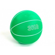 Медбол EasyFit RB 3 кг, зелений, код: EF-8407-3-EF