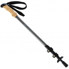 Палка трекінгова для скандинавської ходьби з пробковою ручкою Camping Wind Spirits 65-135см, сірий, код: TY-2952_GR