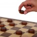 Шахи, шашки 2 в 1 дерев"яні на магнітах Pawnson 390x390 мм, код: X0038