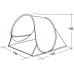 Намет пляжний EasyCamp Oceanic Grey/Sand (120433), код: 929588-SVA