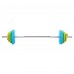 Штанга для фітнесу (фітнес памп) LiveUp довжина-1,4м, ø28мм, 20кг, різнокольоровий, код: LP8035-20-S52