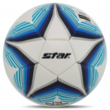 М"яч футбольний Star The Polaris 2000 FIFA №5 PU, білий-блакитний, код: SB235FTB-S52