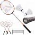 Набір для бадмінтону SportVida Pro 4 шт ракетки + 2 шт волани + сітка, код: SV-SE0003 Набір для бадмінтону SportVida Pro 4 шт ракетки + 2 шт волани + сітка, код: SV-SE0003