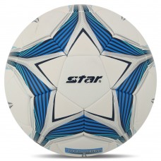 М"яч футбольний Star Youth Training 5 PU, білий-синій, код: SB725C-S52
