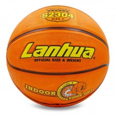 М"яч баскетбольний гумовий Lanhua Super soft Indoor №7 S2304 (гума, бутил, помаранчевий), код: S2304-S52