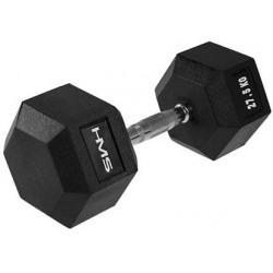 Гантель прогумована HMS Hex Pro 1х27,5 кг, код: M-1470391-IN
