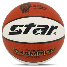 М"яч баскетбольний Star Сhampion №6, оранжево-білий, код: BB316-25-S52 М"яч баскетбольний Star Сhampion №6, оранжево-білий, код: BB316-25-S52