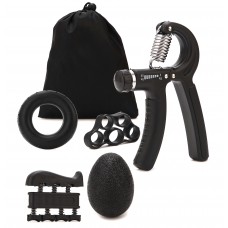 Набір еспандерів Cornix Hand Grip Workout Kit 5 шт, чорний, код: XR-0269