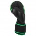 Боксерські рукавиці Hard Touch 12 унцій, чорний-зелений, код: BO-4250_12BKG