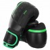 Боксерські рукавиці Hard Touch 12 унцій, чорний-зелений, код: BO-4250_12BKG