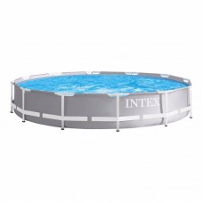 Круглий каркасний басейн Intex Prism Frame Pool, 3660x760 мм, код: 26710-IB