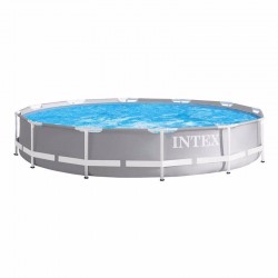 Круглий каркасний басейн Intex Prism Frame Pool, 3660x760 мм, код: 26710-IB