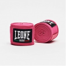 Бинти боксерські Leone Pink 3,5м, код: 500185-RX