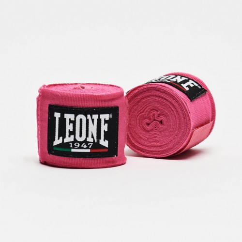 Бинти боксерські Leone Pink 3,5м, код: 500185-RX