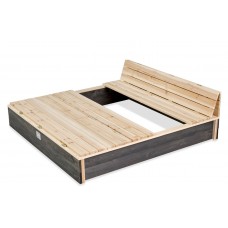 Дерев"яна пісочниця Exit Aksent 136x132 см, для дітей, з кипариса, код: 52.05.02.06 Дерев"яна пісочниця Exit Aksent 136x132 см, для дітей, з кипариса, код: 52.05.02.06