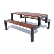 Стіл з лавками Miros 1670х1560х810 мм, код: DIO969 Стіл з лавками Miros 1670х1560х810 мм, код: DIO969