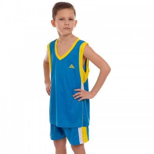 Форма баскетбольна дитяча PlayGame Lingo 2XL (ріст 155-165) блакитний, код: LD-8095T_2XLN-S52
