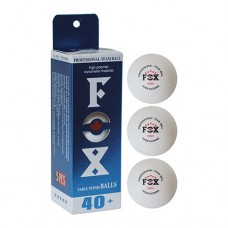 Кульки для настільного тенісу Fox 5*, 3 шт, білий, код: T005-WS
