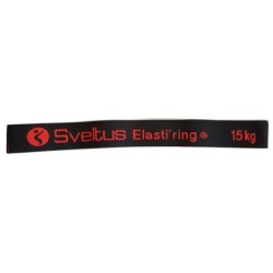 Гумка для фітнесу тканинна Sveltus Elasti"ring чорна, 15кг, код: SLTS-0027