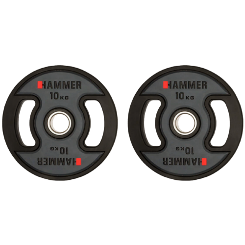 Олімпійські диски професійні Hammer PU Weight Discs 2x10 кг, код: 17043-S25