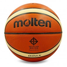 М"яч баскетбольний Molten №6, помаранчевий-бежевий, код: BGG6X М"яч баскетбольний Molten №6, помаранчевий-бежевий, код: BGG6X