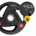 Диск олімпійський 4Fizjo металевий, прогумований 2x15 кг, чорний, код: P-5905973401272
