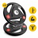 Диск олімпійський 4Fizjo металевий, прогумований 2x15 кг, чорний, код: P-5905973401272