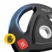 Диск олімпійський 4Fizjo металевий, прогумований 2x15 кг, чорний, код: P-5905973401272