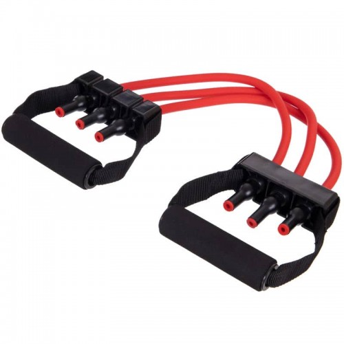 Еспандер трубчастий FitGo з ручками 700 мм, код: 8021-30-S52 Еспандер трубчастий FitGo з ручками 700 мм, код: 8021-30-S52