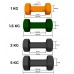 Гантелі вінілові PowerPlay Achilles 2х2 кг, чорні, код: PP_4125_2kg_2in