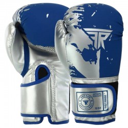 Боксерські рукавиці Fistrage 12 унцій, синій-срібний, код: VL-9735_12BLGR Боксерські рукавиці Fistrage 12 унцій, синій-срібний, код: VL-9735_12BLGR