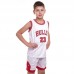 Форма баскетбольна дитяча NBA клуб Chicago Bulls 23 M (6-7 років), 122-128см, білий-червоний, код: 5351_MWR